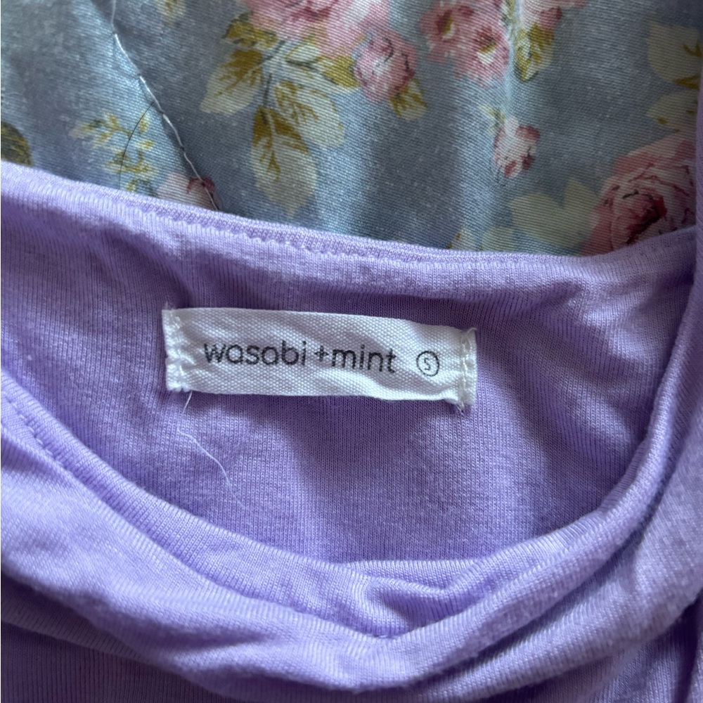 Lilac Adjustable-Strap Bodysuit Camisole - Picture 3 of 3